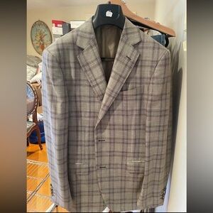 Plaid Pal Zileri Blazer Jacket